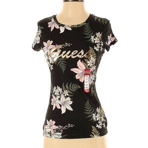 Guess Flower Garden Logo Print Tshirt Size S